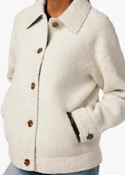 Hot BOBBIE BUTTON UP SHERPA JACKET Women JACKETS