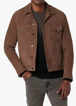 Online CASH SUEDE TRUCKER JACKET OUTERWEAR