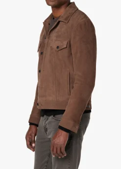 Online CASH SUEDE TRUCKER JACKET OUTERWEAR