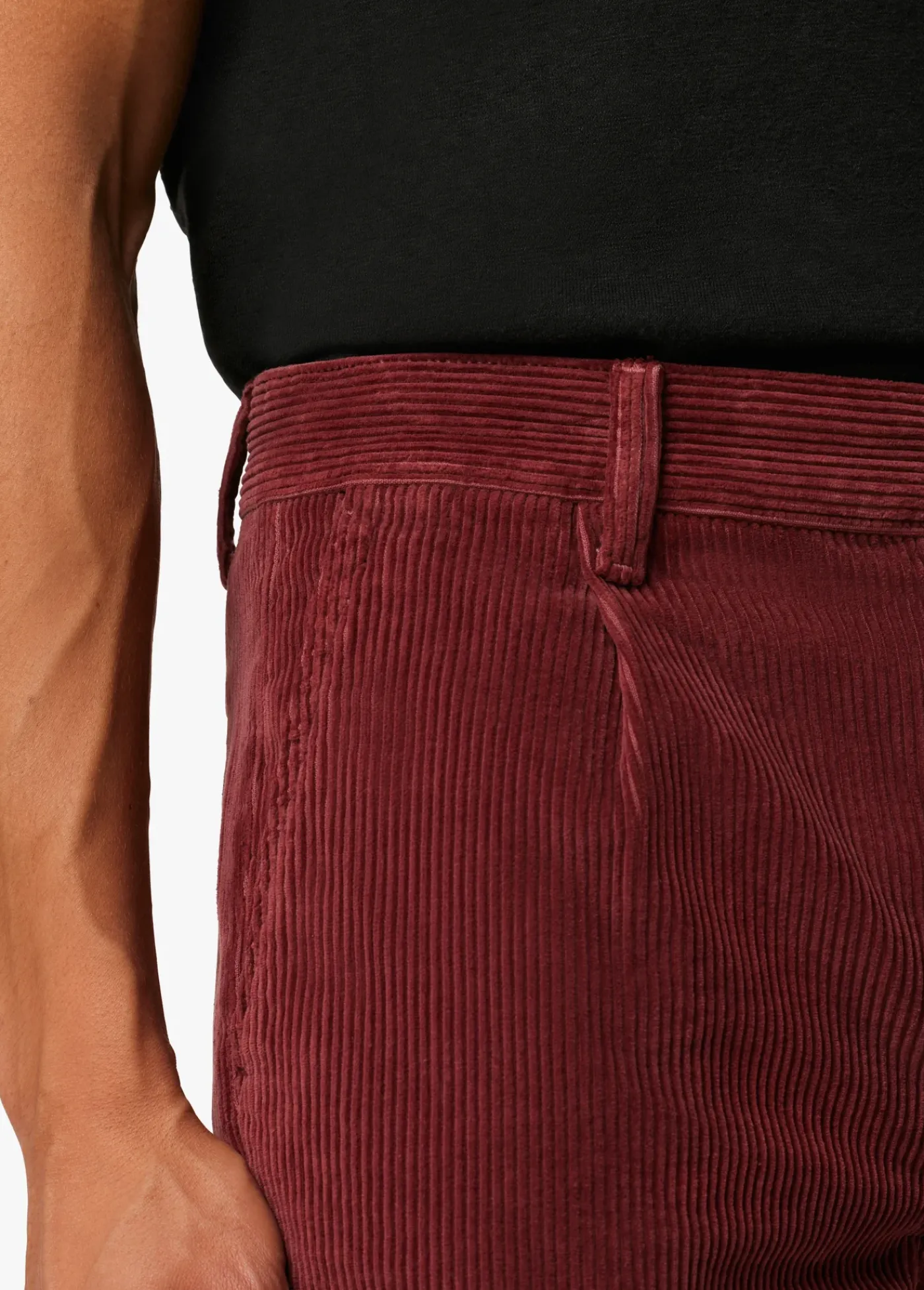 Fashion DIEGO CORD TROUSER CROPPED