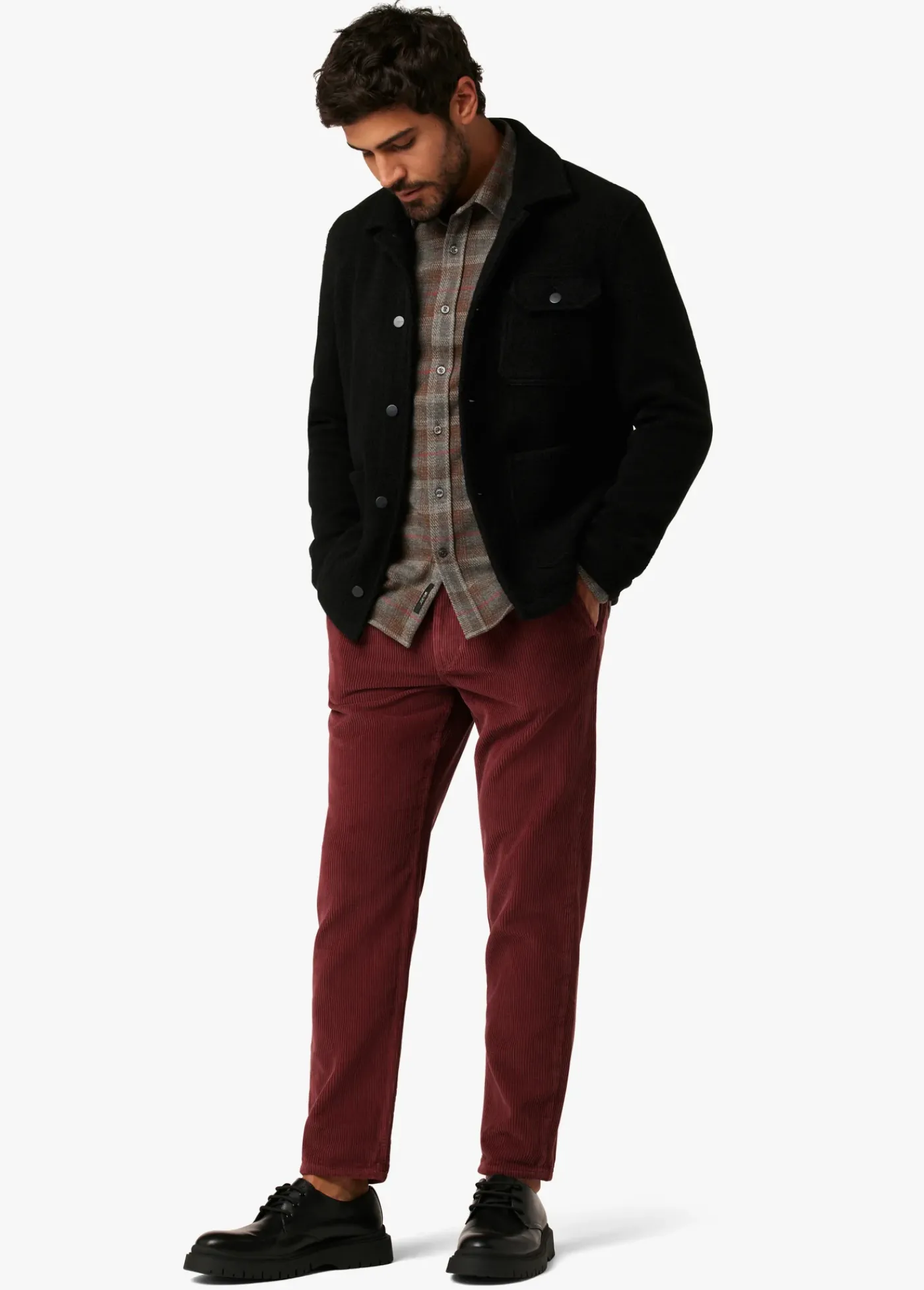 Fashion DIEGO CORD TROUSER CROPPED