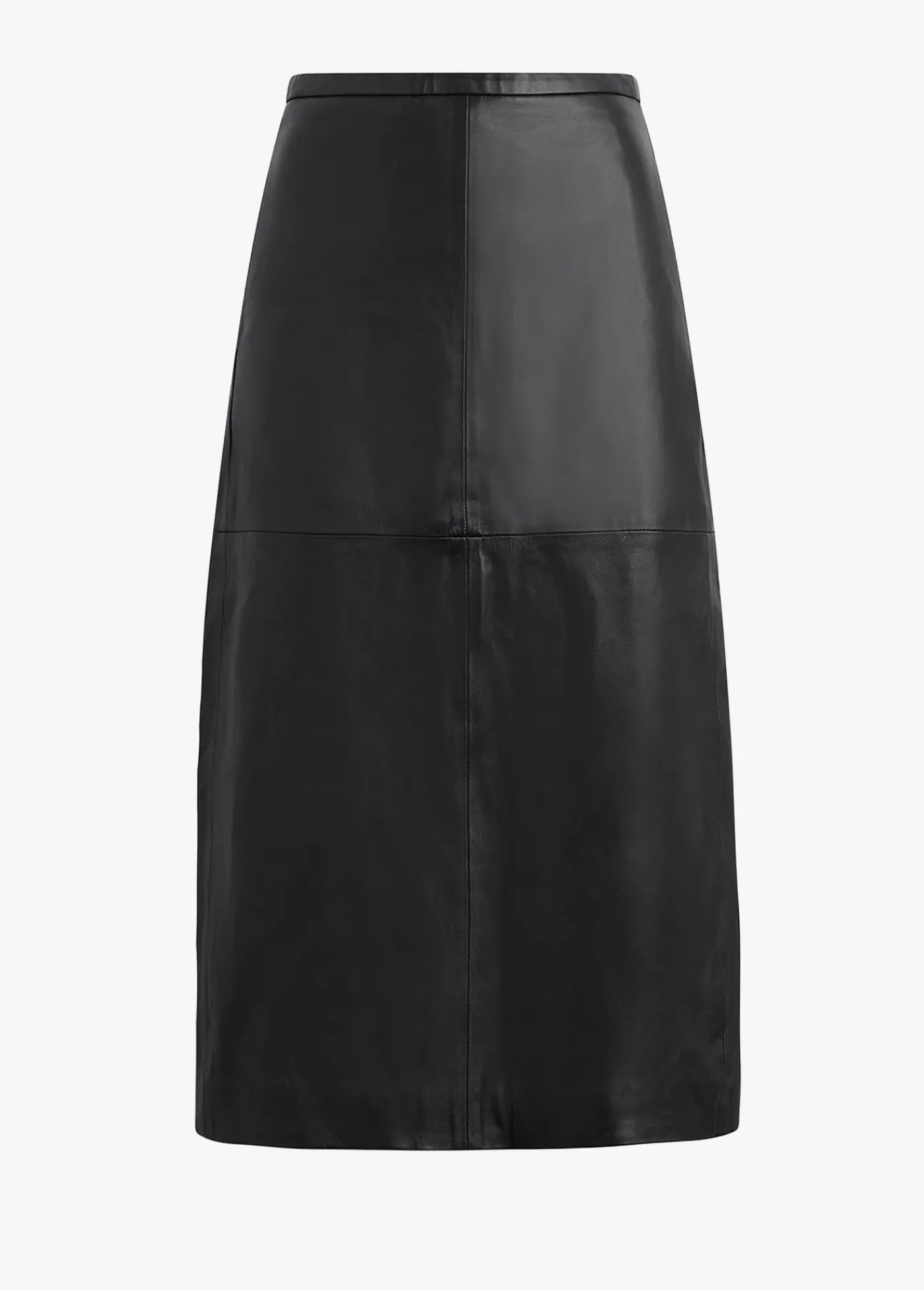 Outlet DOREEN CROSS SEAMED FAUX LEATHER SKIRT Women SKIRTS / DRESSES