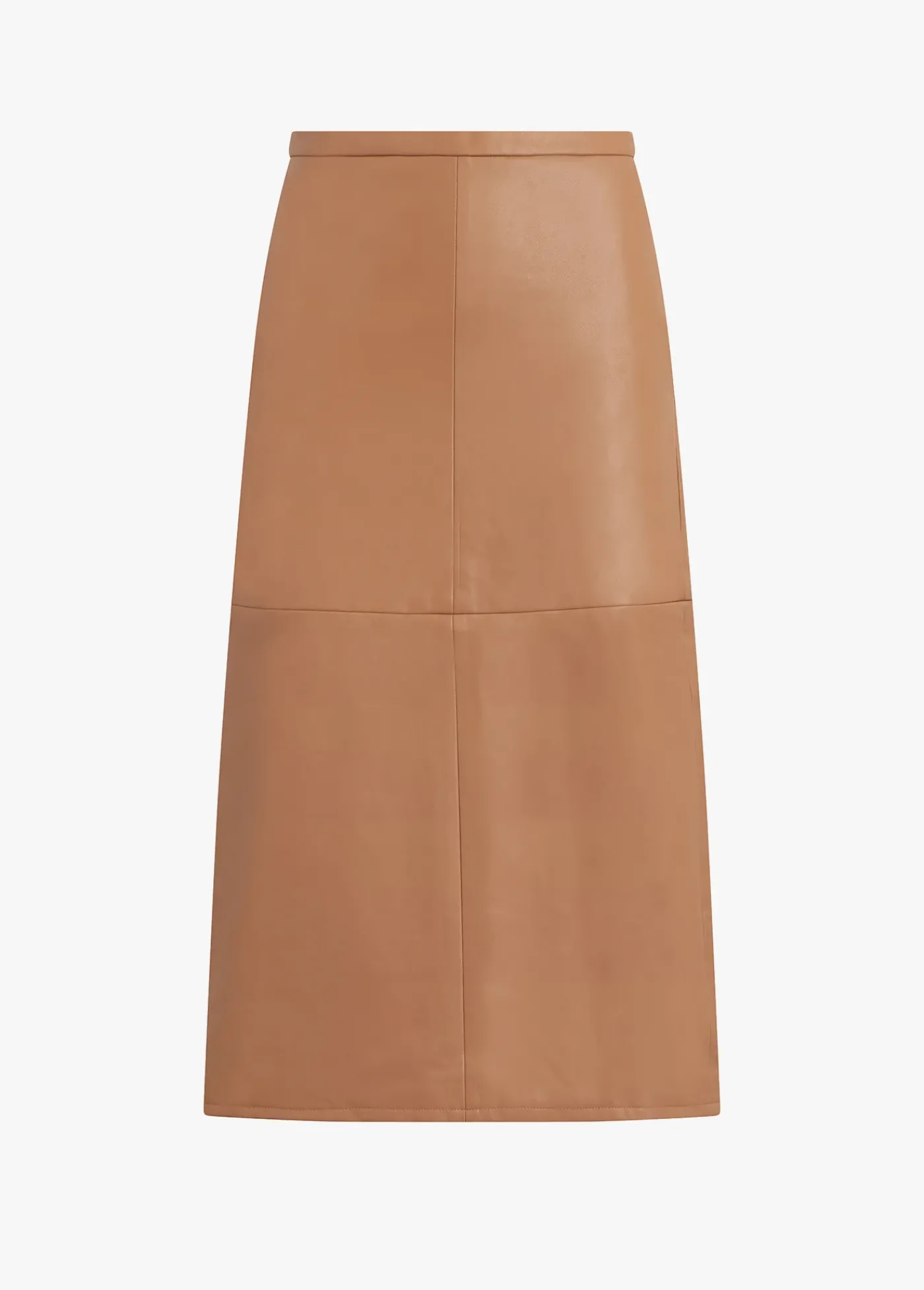 Sale DOREEN CROSS SEAMED FAUX LEATHER SKIRT Women SKIRTS / DRESSES