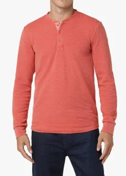 Hot DWIGHT DOUBLE-FACE HENLEY TOPS / TEES