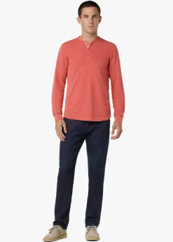 Hot DWIGHT DOUBLE-FACE HENLEY TOPS / TEES