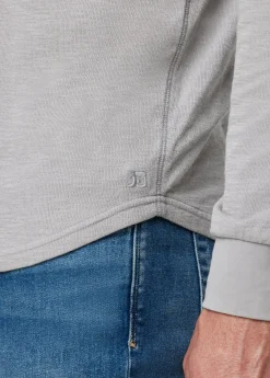 Fashion DWIGHT DOUBLE-FACE HENLEY TOPS / TEES