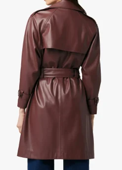 Discount ELIZA VEGAN LEATHER TRENCH Women JACKETS