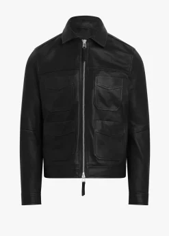 Sale ELLIS LEATHER JACKET OUTERWEAR