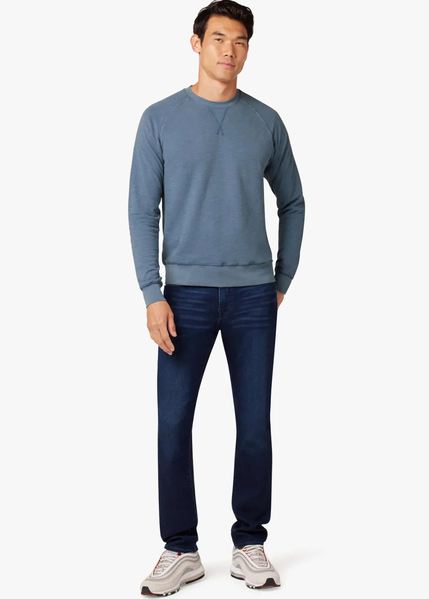 Sale ESSENTIAL DOUBLEFACED THERMAL CREW SWEATERS / HOODIES|TOPS / TEES