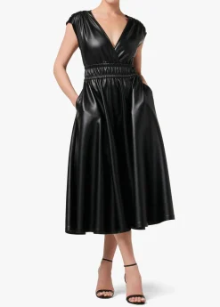 Clearance FELICITY VEGAN LEATHER DRESS Women SKIRTS / DRESSES