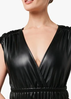 Clearance FELICITY VEGAN LEATHER DRESS Women SKIRTS / DRESSES