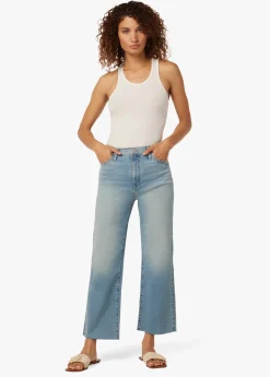 Fashion HIGH RISE WIDE LEG CROP Women WIDE LEG