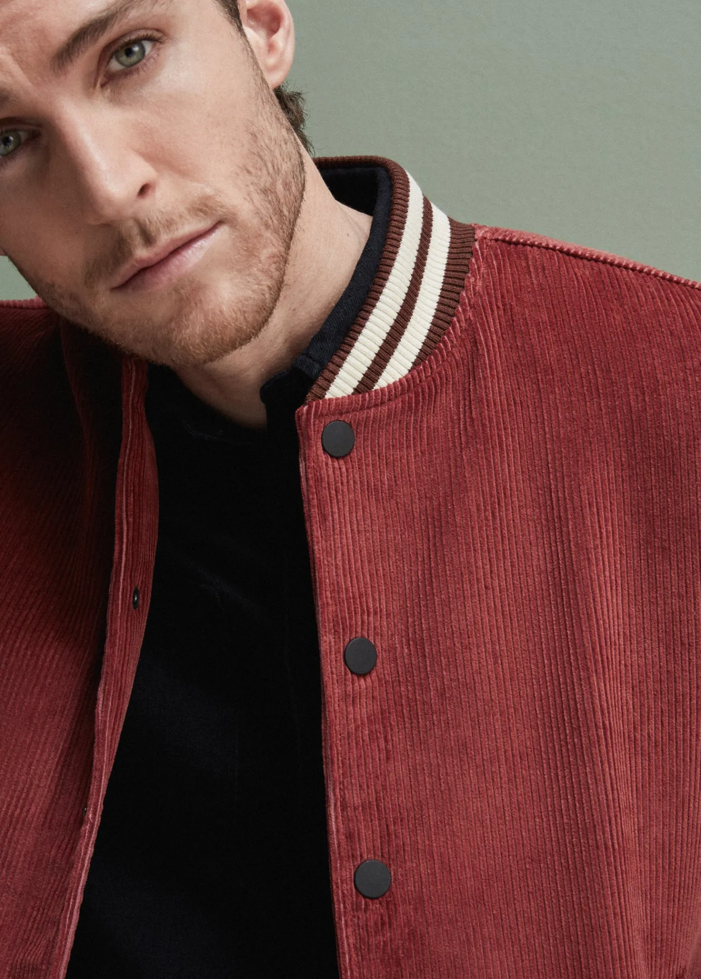 Hot IVY CORD BOMBER OUTERWEAR