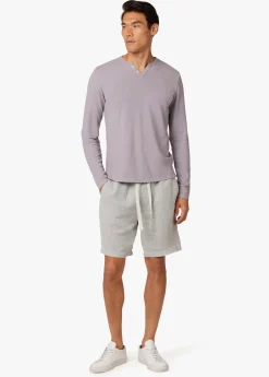 New LINEN DRAWSTRING SHORT SHORTS