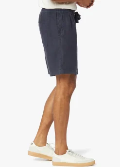 Fashion LINEN DRAWSTRING SHORT SHORTS