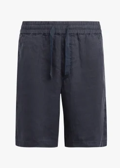 Fashion LINEN DRAWSTRING SHORT SHORTS