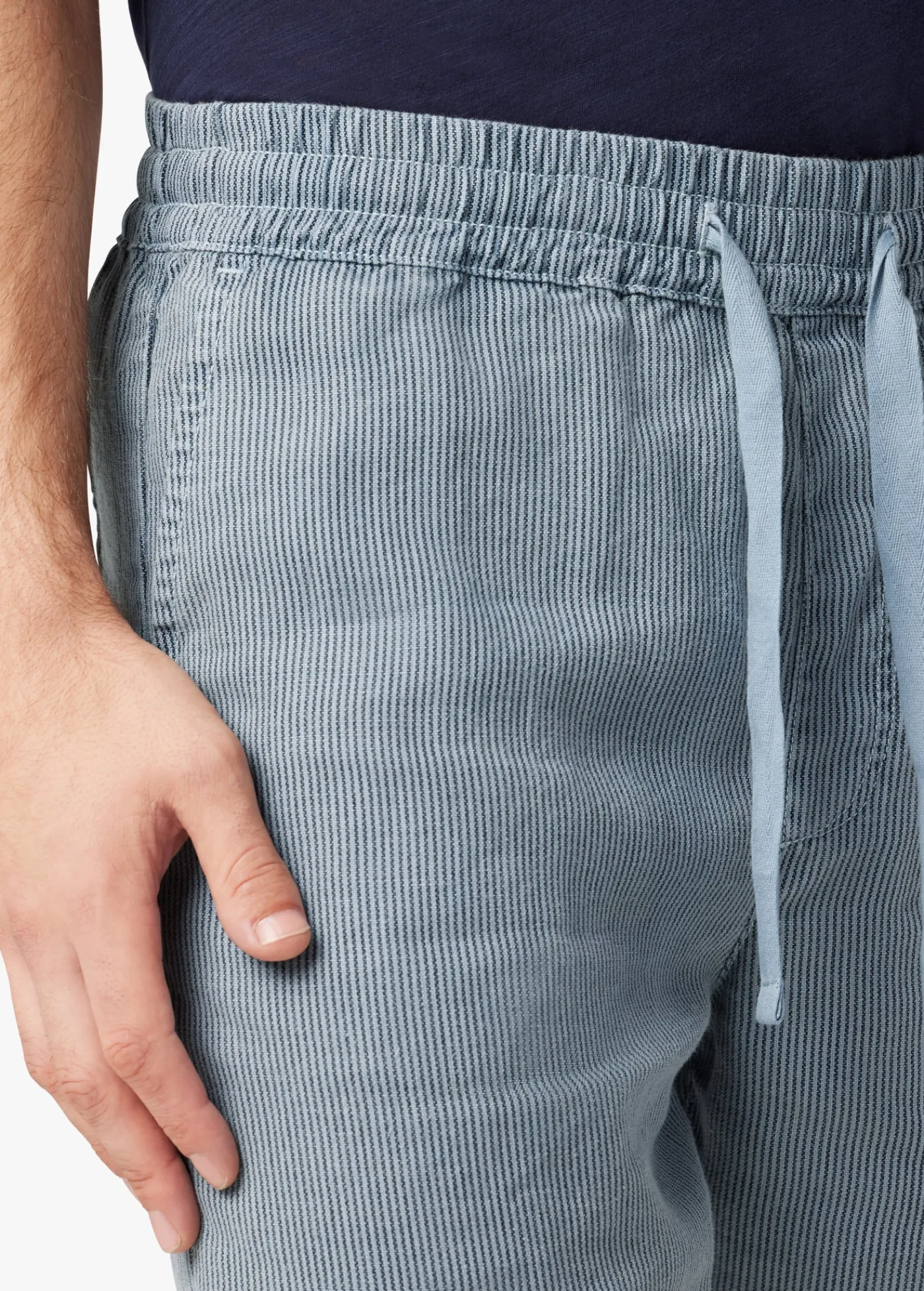 Hot LINEN DRAWSTRING SHORT SHORTS