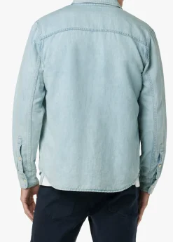 Hot LOU INDIGO LINEN SHIRT TOPS / TEES