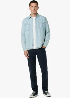 Hot LOU INDIGO LINEN SHIRT TOPS / TEES