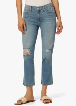 Fashion MID RISE STRAIGHT CROP Women STRAIGHT