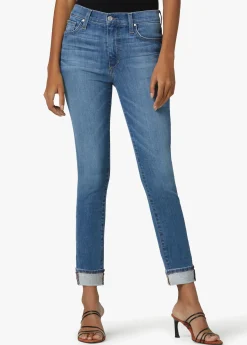 Discount MID RISE STRAIGHT CROP Women STRAIGHT