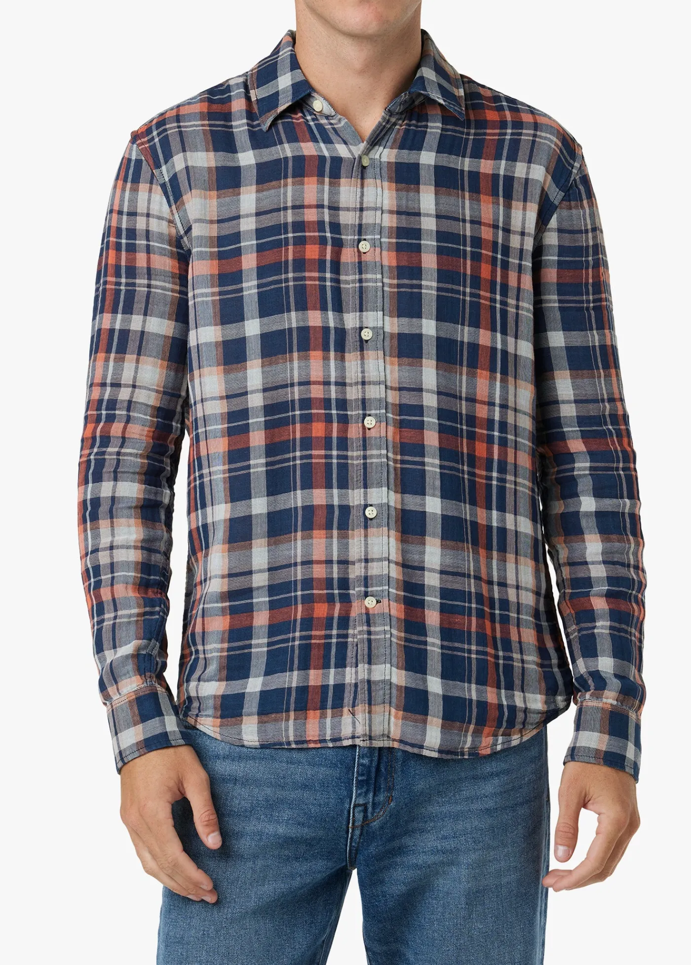 Outlet OLIVER POINT COLLAR SHIRT TOPS / TEES