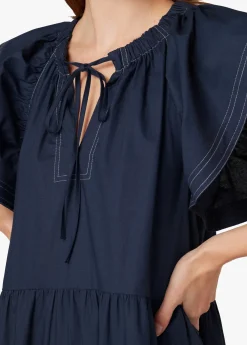 Best PORTIA FLUTTER SLEEVE DRESS Women SKIRTS / DRESSES