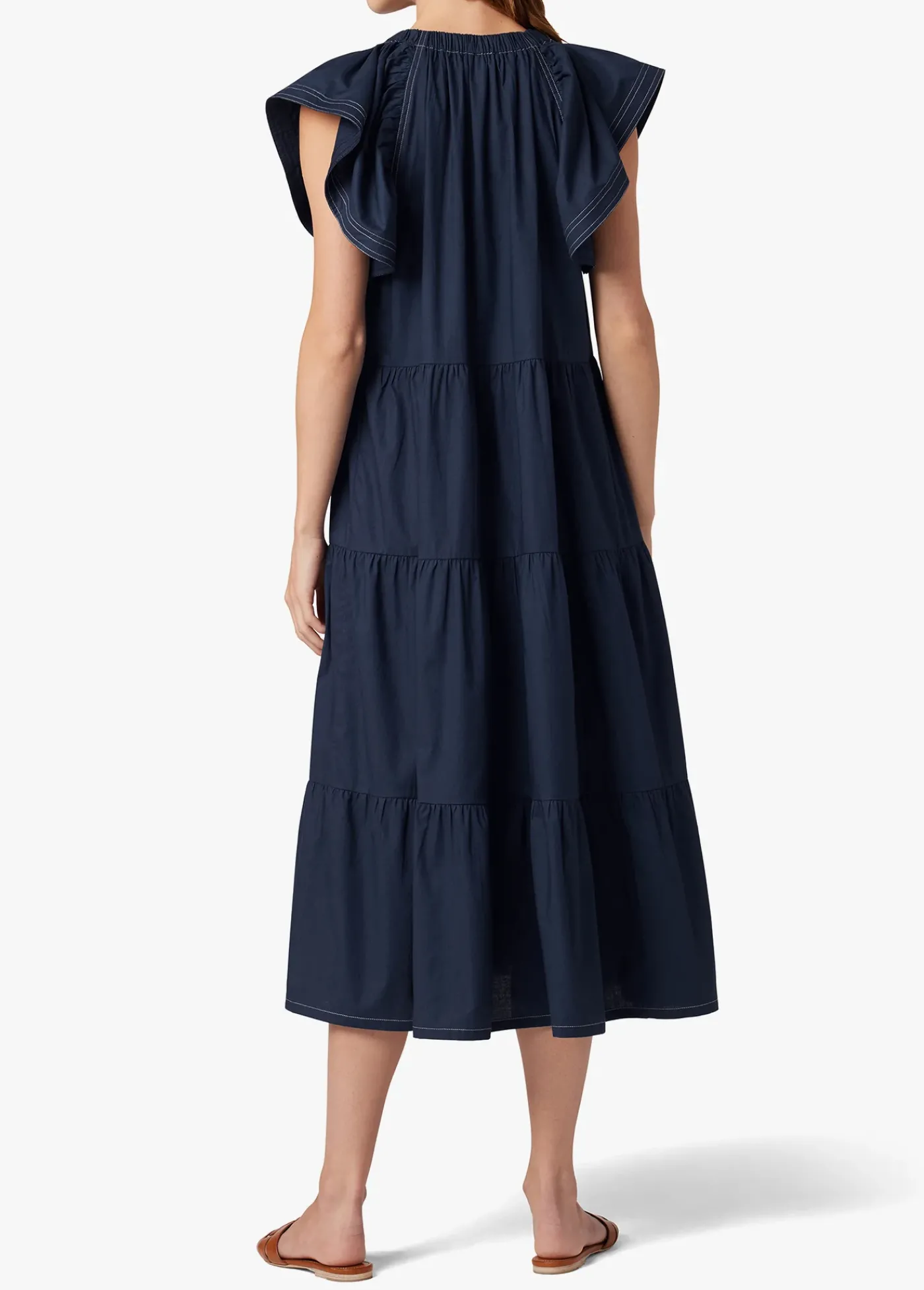 Best PORTIA FLUTTER SLEEVE DRESS Women SKIRTS / DRESSES