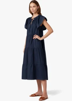 Best PORTIA FLUTTER SLEEVE DRESS Women SKIRTS / DRESSES