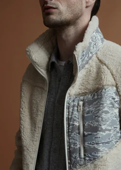Outlet SHERPA CAMO JACKET OUTERWEAR