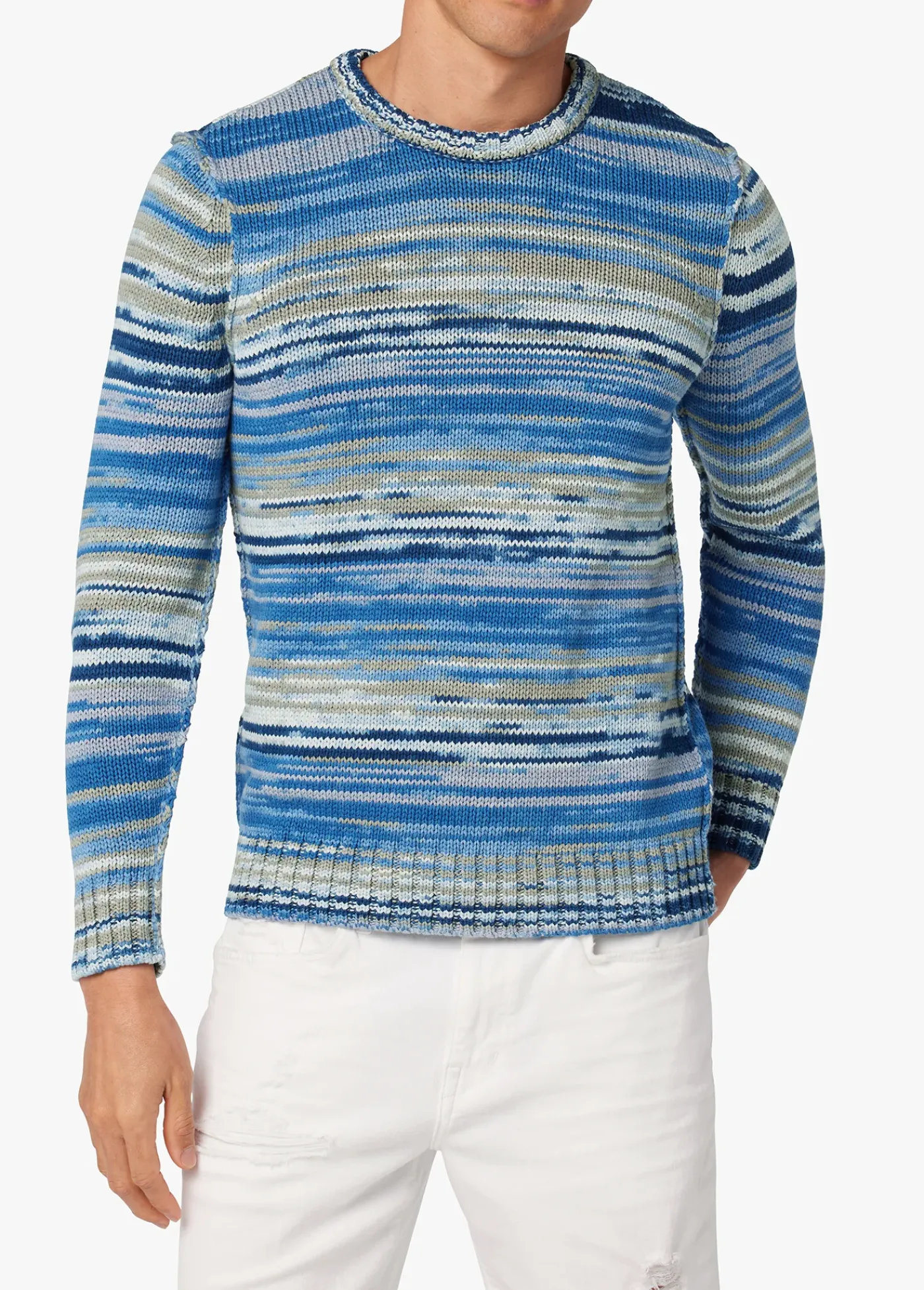 Hot SPACE-DYED SWEATER SWEATERS / HOODIES
