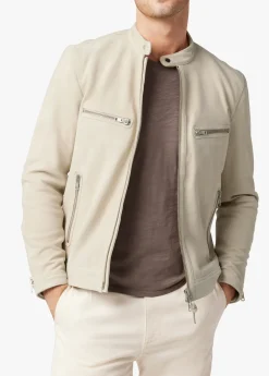 Online SUEDE MOTO JACKET OUTERWEAR