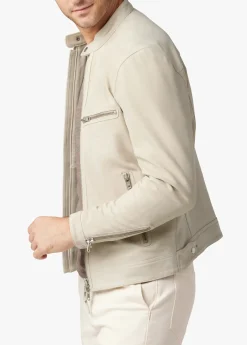 Online SUEDE MOTO JACKET OUTERWEAR