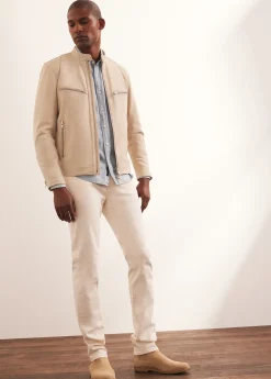Online SUEDE MOTO JACKET OUTERWEAR