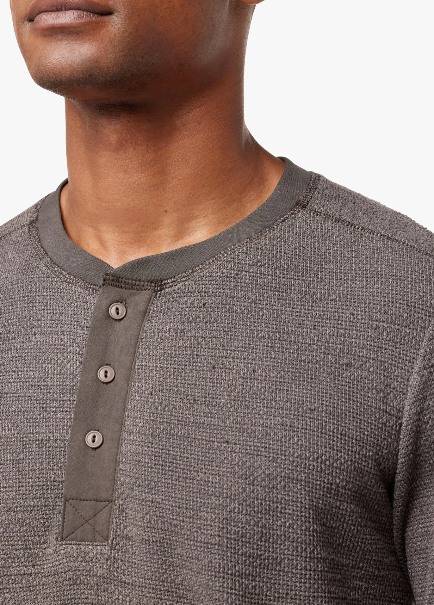 Discount TATE WAFFLE HENLEY TOPS / TEES
