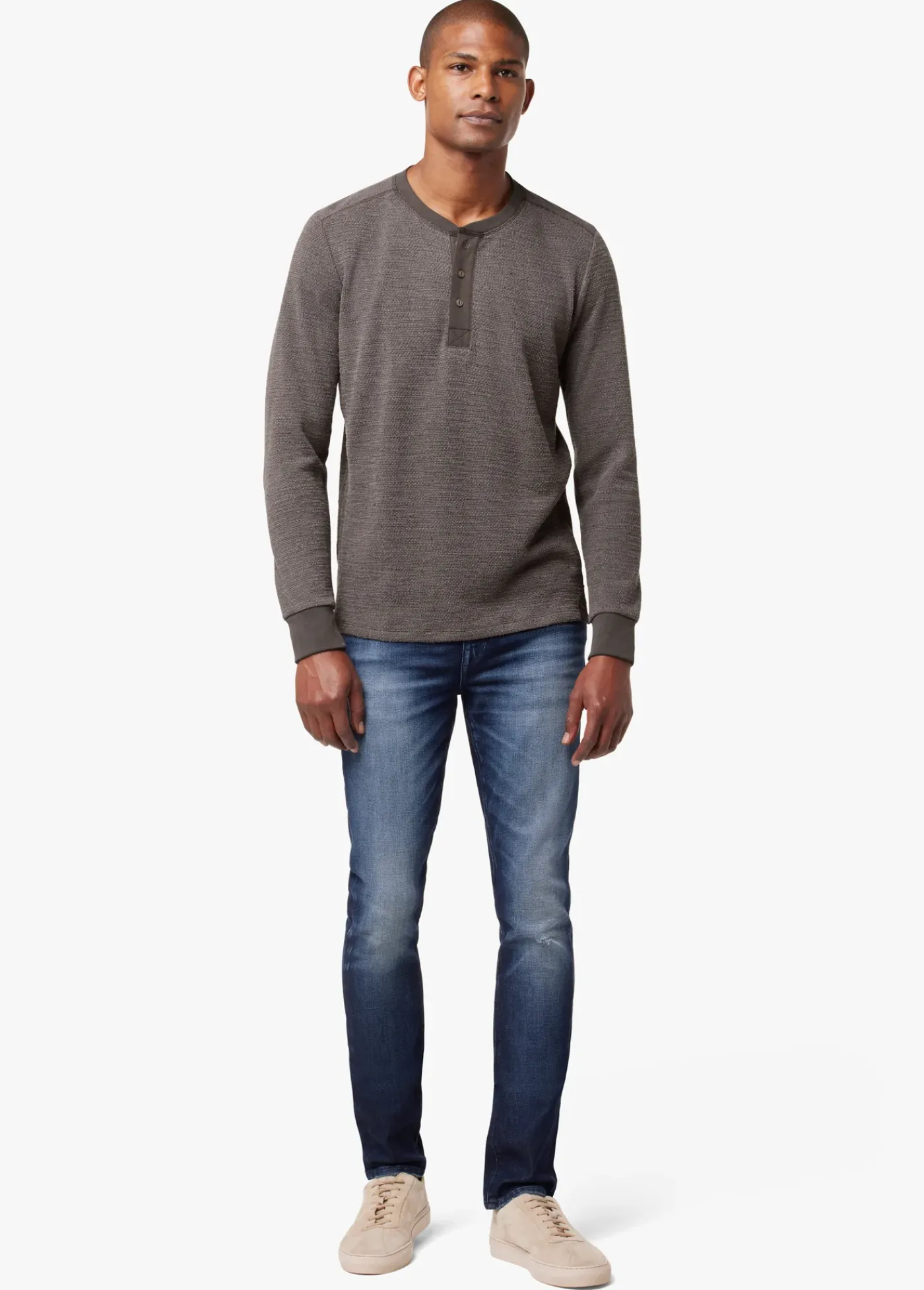 Discount TATE WAFFLE HENLEY TOPS / TEES