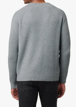 Online TEXTURED CREWNECK SWEATER SWEATERS / HOODIES