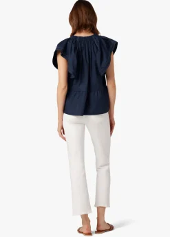 Best THE ADELYN FLUTTER SLEEVE TOP Women EARTH CONSCIOUS