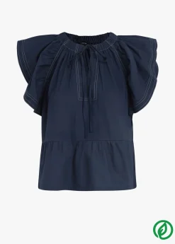 Best THE ADELYN FLUTTER SLEEVE TOP Women EARTH CONSCIOUS
