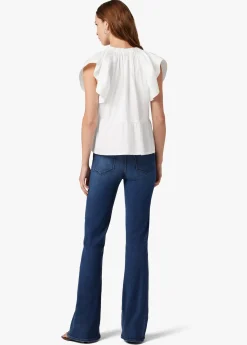Fashion THE ADELYN FLUTTER SLEEVE TOP Women EARTH CONSCIOUS