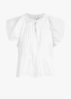Fashion THE ADELYN FLUTTER SLEEVE TOP Women EARTH CONSCIOUS