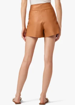 Discount THE JOHNNIE VEGAN LEATHER SHORT Women SHORTS|SHORTS