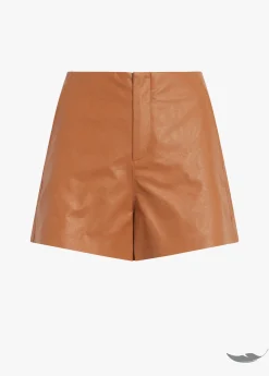 Discount THE JOHNNIE VEGAN LEATHER SHORT Women SHORTS|SHORTS
