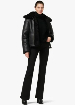 Discount THE LISA REVERSIBLE SHEARLING LEATHER JACKET Women JACKETS