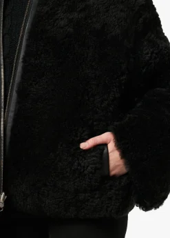 Discount THE LISA REVERSIBLE SHEARLING LEATHER JACKET Women JACKETS