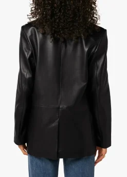 Sale THE NINA BOYFRIEND LEATHER BLAZER Women JACKETS