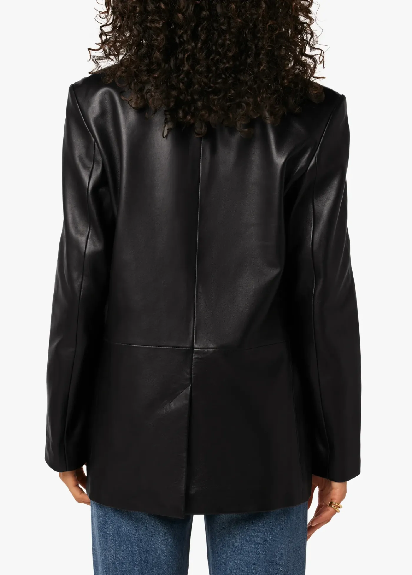 Sale THE NINA BOYFRIEND LEATHER BLAZER Women JACKETS