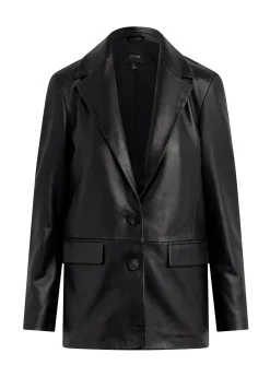 Sale THE NINA BOYFRIEND LEATHER BLAZER Women JACKETS