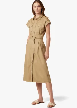 Discount THE PLEATED SAFARI DRESS Women SKIRTS / DRESSES