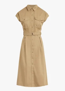 Discount THE PLEATED SAFARI DRESS Women SKIRTS / DRESSES